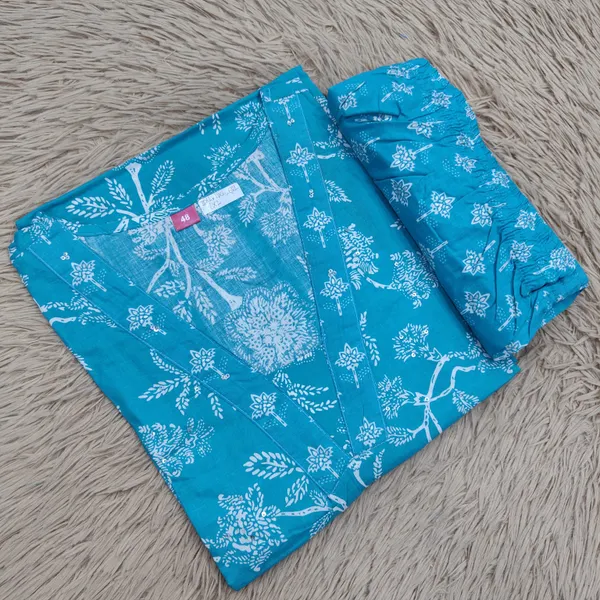 Pure Cotton Salwar Set Straight Pant & Dupatta | TS2554