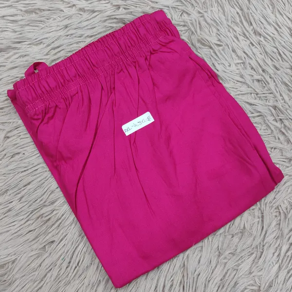 Rayon Straight Pants with Side Pocket & Rope Tie | RT04