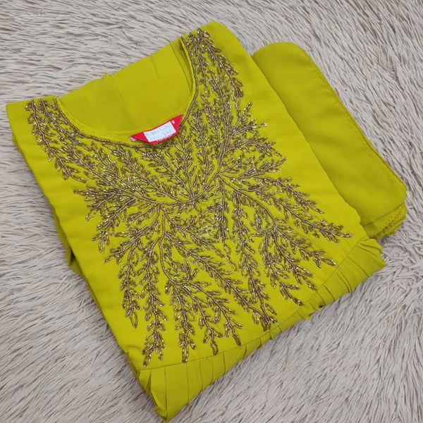 Silk Anarkali Kurti with Dupatta | KS1061