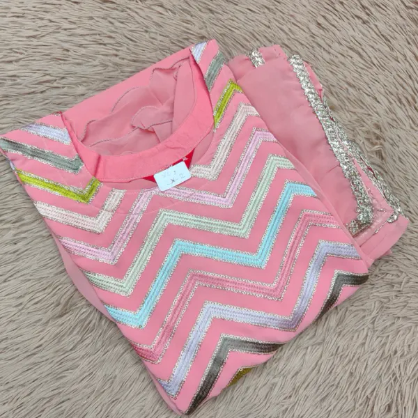 Kurti With Shawl | KS656