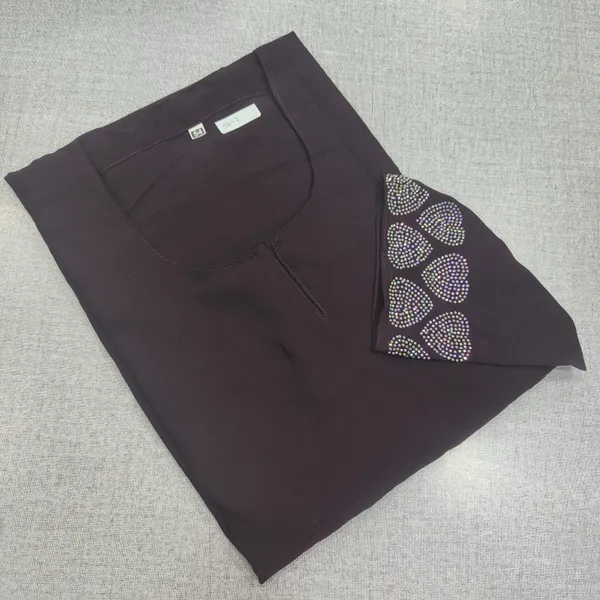 Premium Almas Burkha with Stone Work | BK39