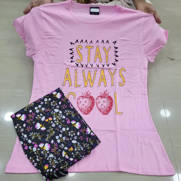 Premium Cotton Night Suit | NS330