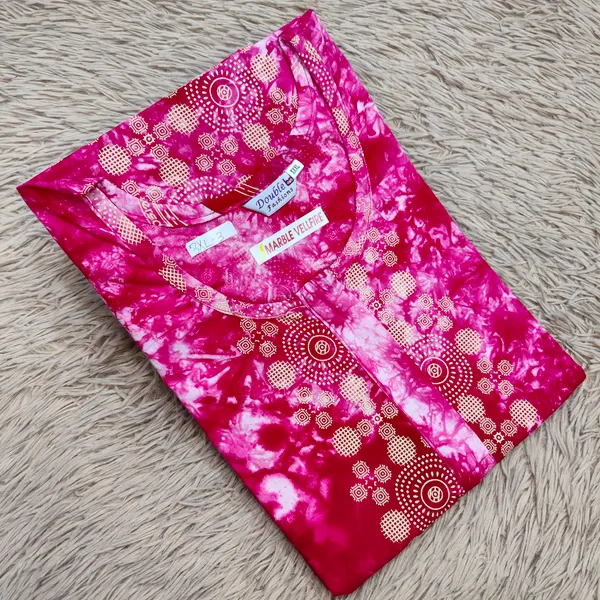 Marble Vellfire Nighty | NT2206