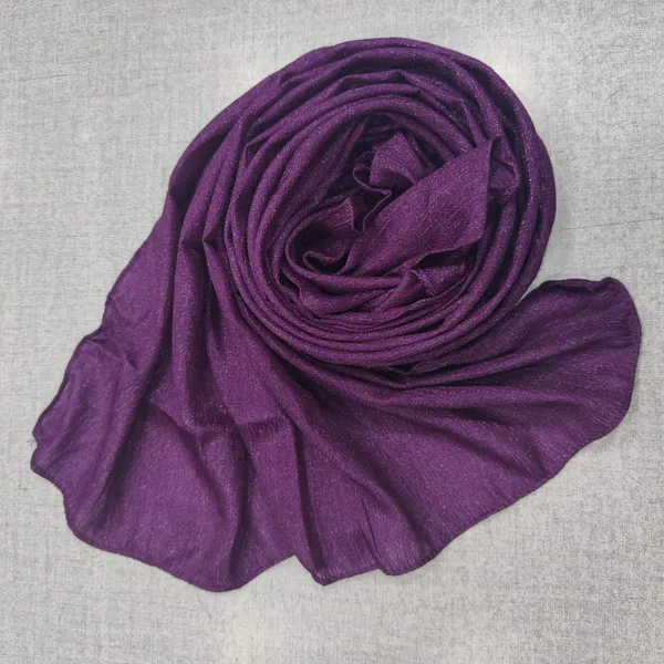 Premium plain shimmer Hijab  | HJ152