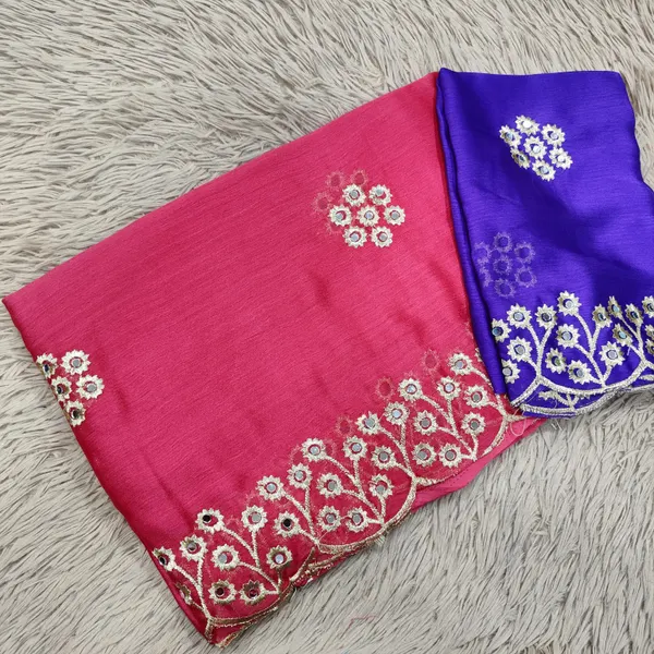Vichitra Soft Silk Saree | SR79