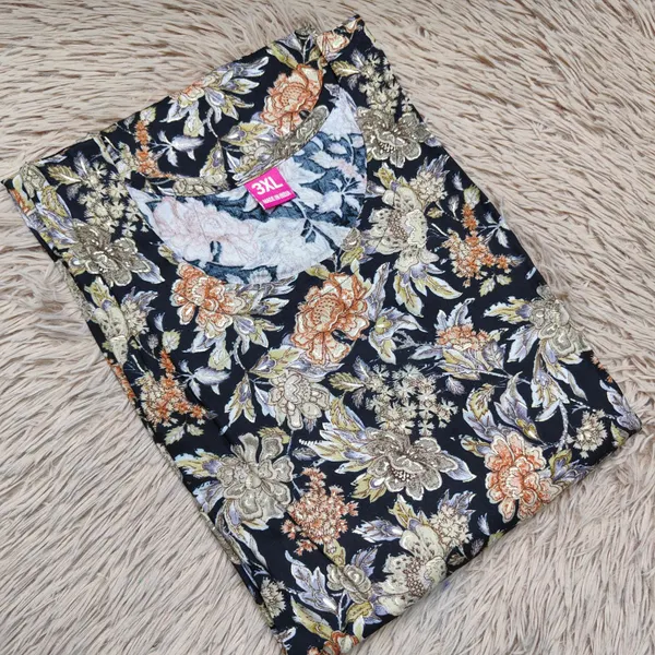 Premium Liquid Rayon Straight Kurti with Side Cut | SD05