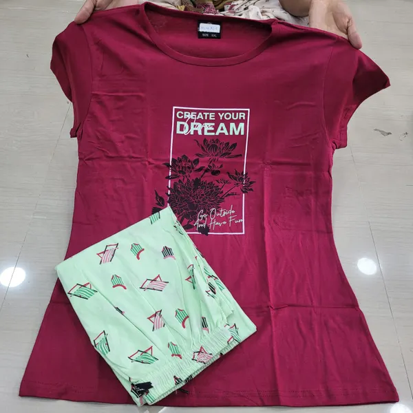 Premium Cotton Night Suit | NS320