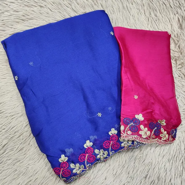 Rangoli Soft Silk Embroidery Saree | SR75
