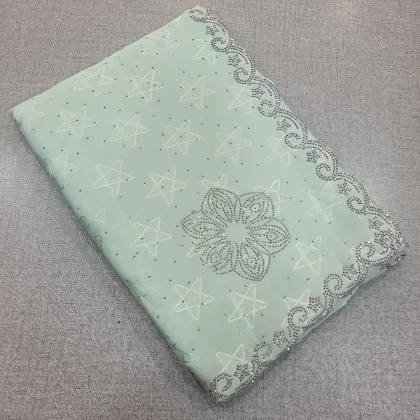 Heavy silk self embossed Saree with Running blouse | SR175