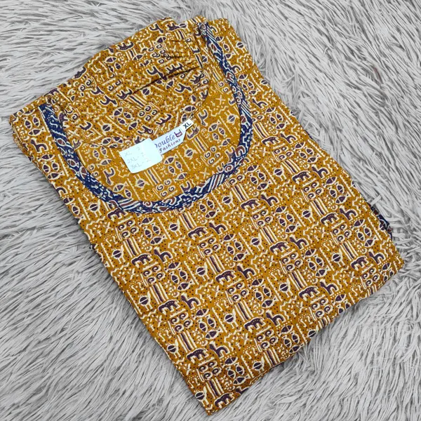 Premium Ajrak 60/60 Cotton Frock | AK1464