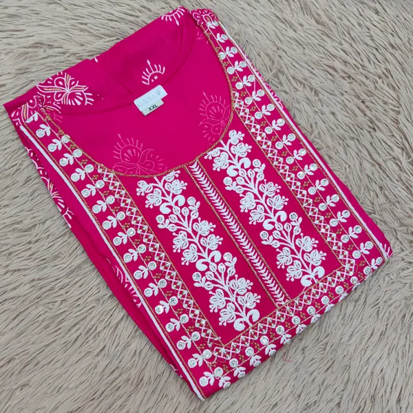 Heavy Rayon Anarkali Kurti | AK1689