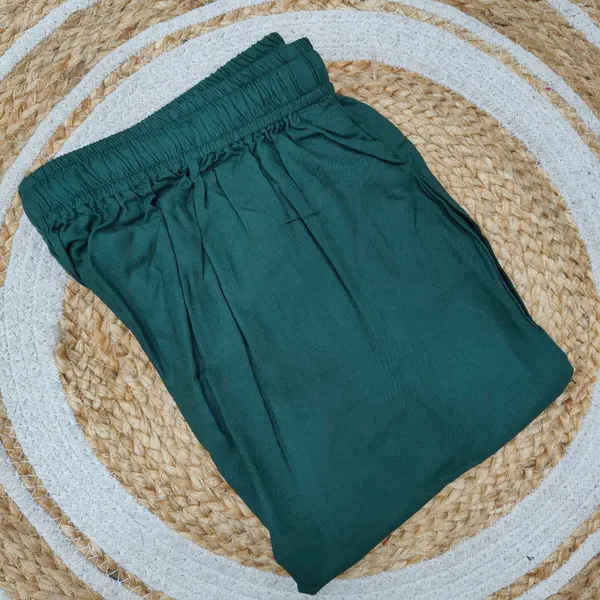 Straight Pants with Pocket & Rope (B.Green) | 41 Length  | ST34