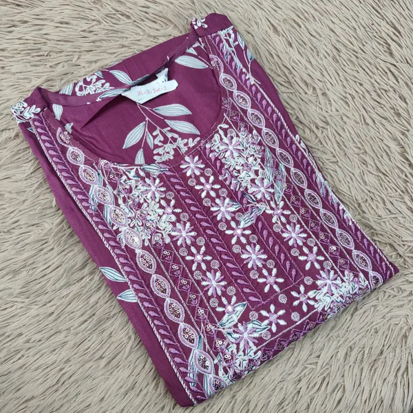 Rayon Anarkali Long Kurti | AK1961