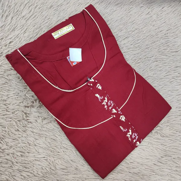 Premium Cotton Nighty 60 Inch Length | NT2939