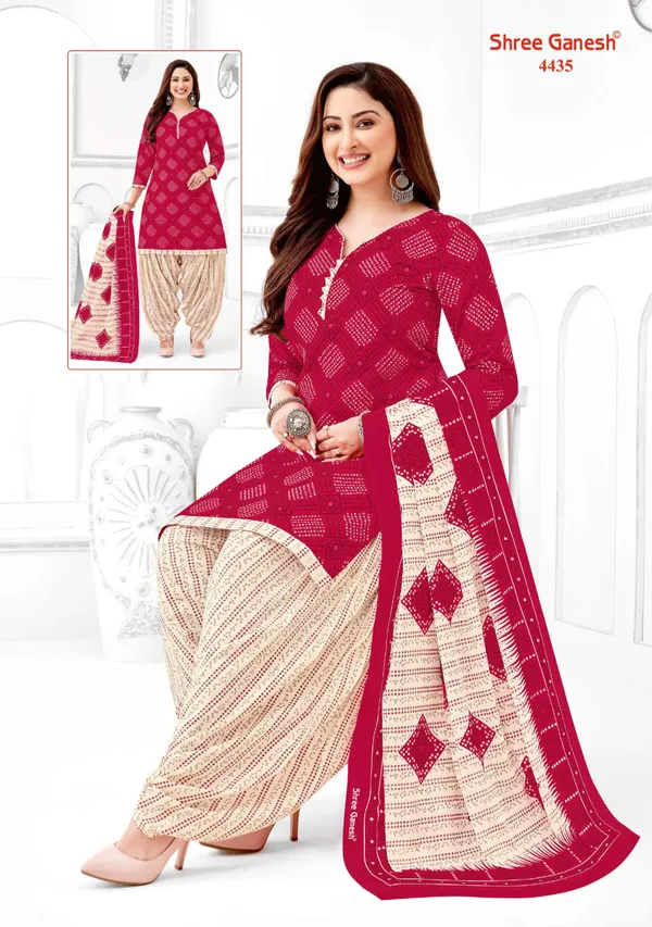 Sree Ganesh Salwar With Patiyala Pant SP4435