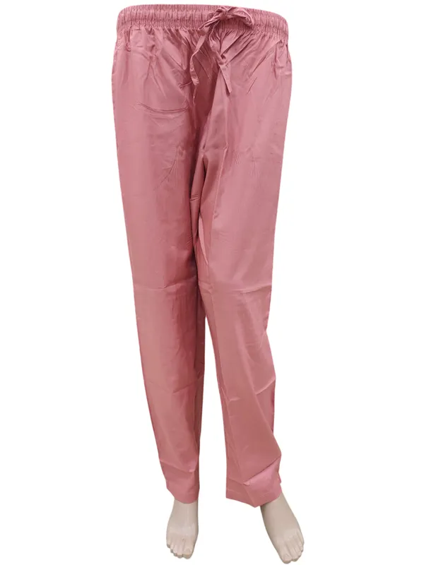 Rayon Straight Pant with Side Pocket & Drawstring | ST21
