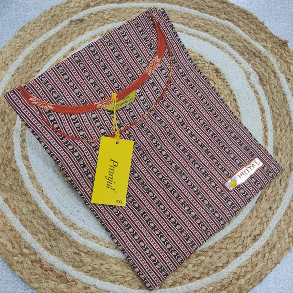 Pranjul Pure Cotton Straight Kurti | PK587