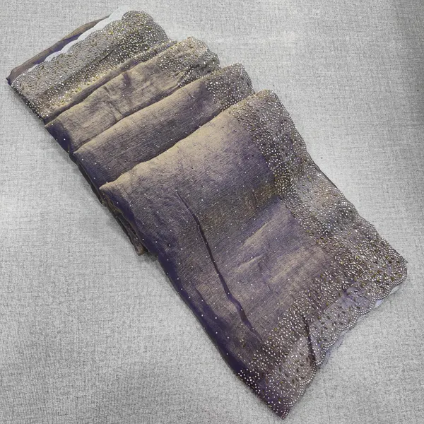 Premium Space Silk Saree with Kat Dhana Work | SR72