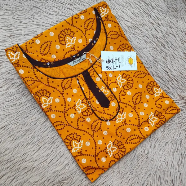 Pranjul Pure Cotton Straight Kurti | PK306