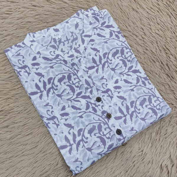 Rayon/ Cotton Stright Kurti with Side Cut | SD139