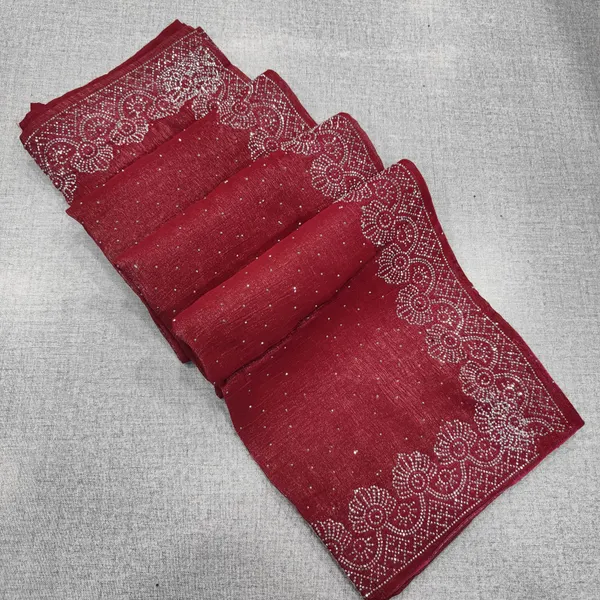 Premium Shimmer Space Silk Saree | SR73