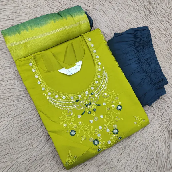 Premium Top Bottom Dupatta set | TS2362