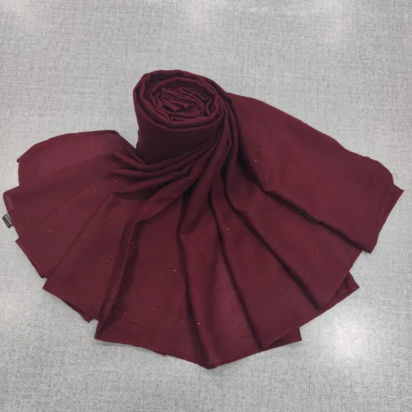 Imported fabric Hijab With Jarkand Stone | HJ59