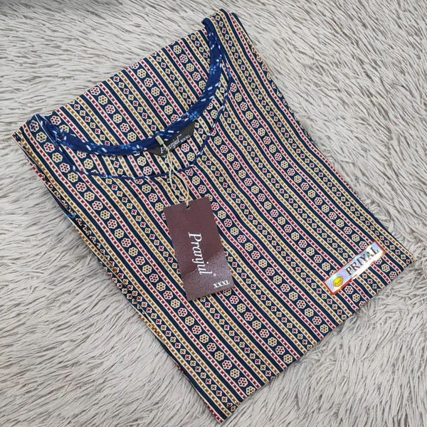 Pranjul Pure Cotton Straight Kurti | PK230
