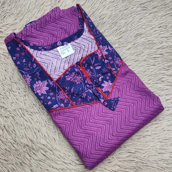 Pure Cotton Nighty | NT3498
