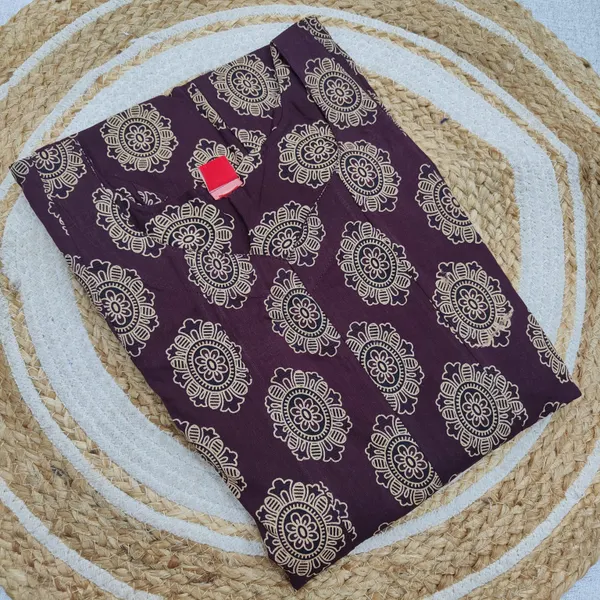 Pure Cotton Panel Anarkali Top with Side Pocket | AK2142
