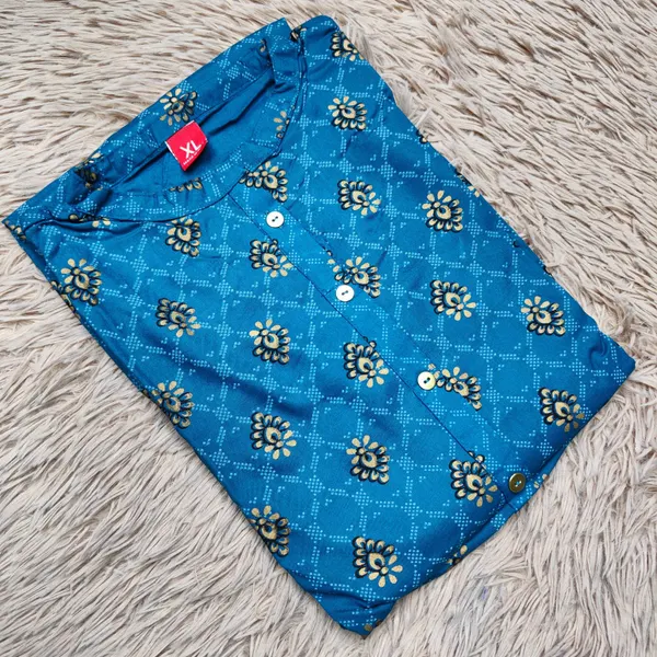 Premium Rayon Straight Kurti with Side Cut & Side Pockets |SD22