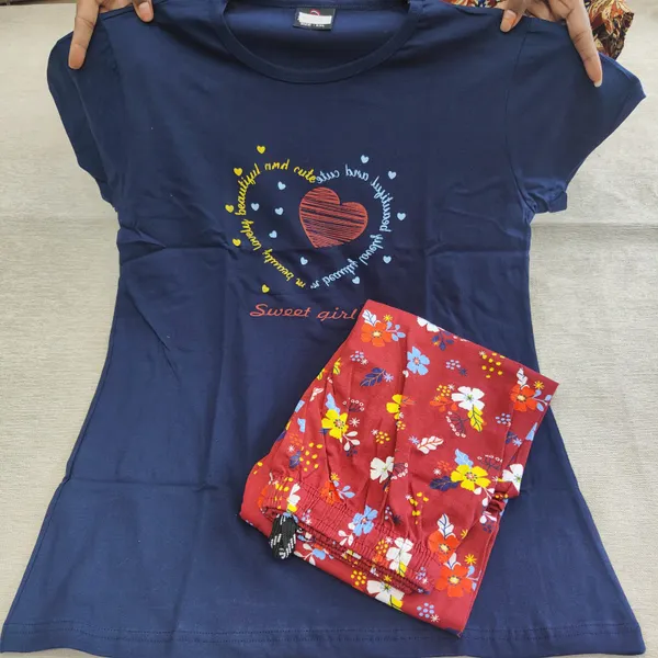 Premium Cotton Night Suit | NS416