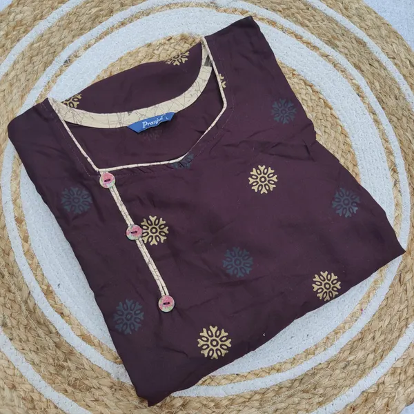 Stright Kurti with Side Cut | SD205