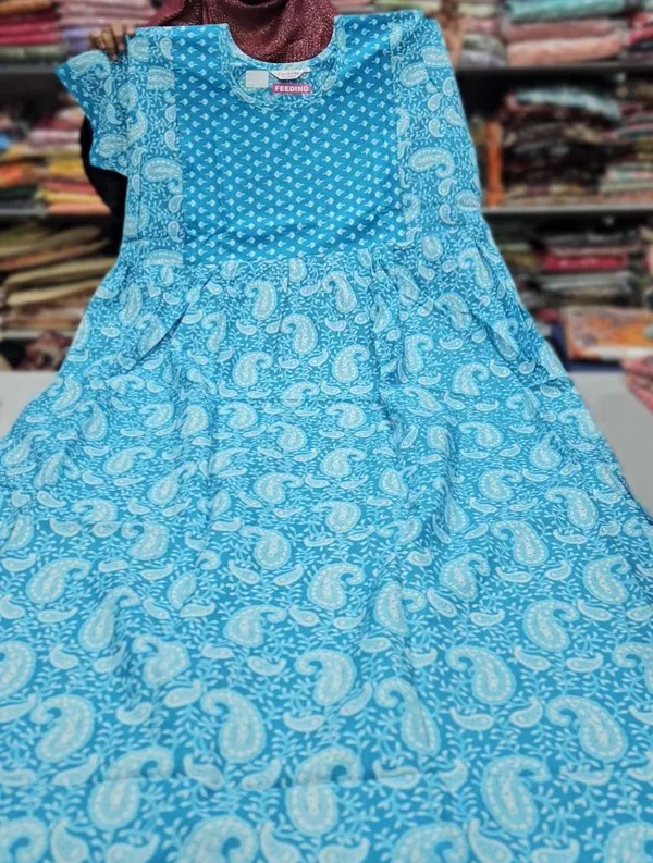 Feeding Frock Nighty / Maxi Gown | FN11