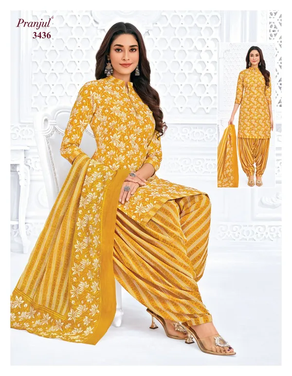 Pranjul Salwar With Patiyala Pant | SP3436