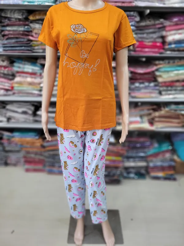 Premium Cotton Night Suit | NS189