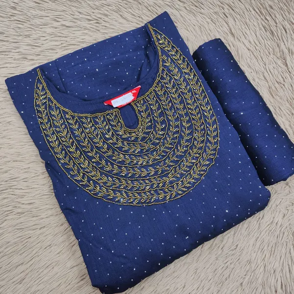 Silk Anarkali Kurti with Dupatta | KS1057