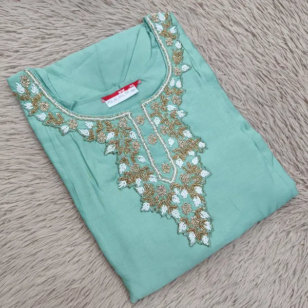 Silk Long Anarkali Kurti | AK1912