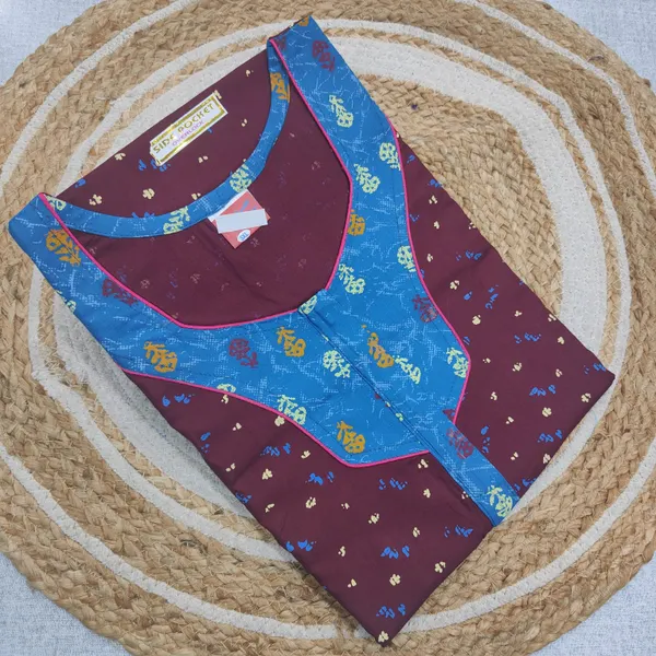 Premium Cotton 60 Inch Length Nighty | NT3954