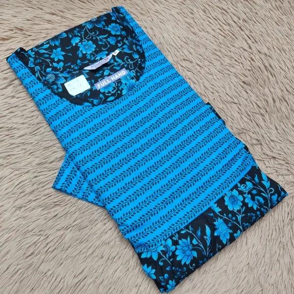 Full Hand Premium Frock Style Nighty } NT3092