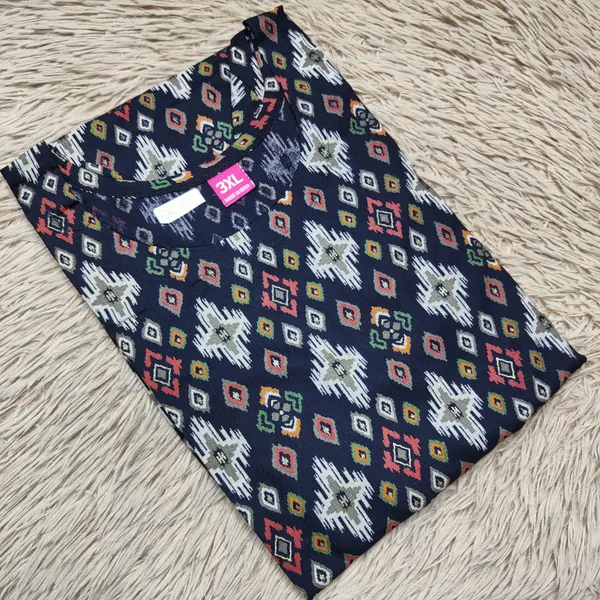 Premium Liquid Rayon Straight Kurti with Side Cut | SD01
