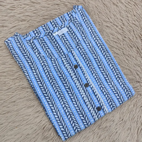 Rayon/ Cotton Stright Kurti with Side Cut | SD133