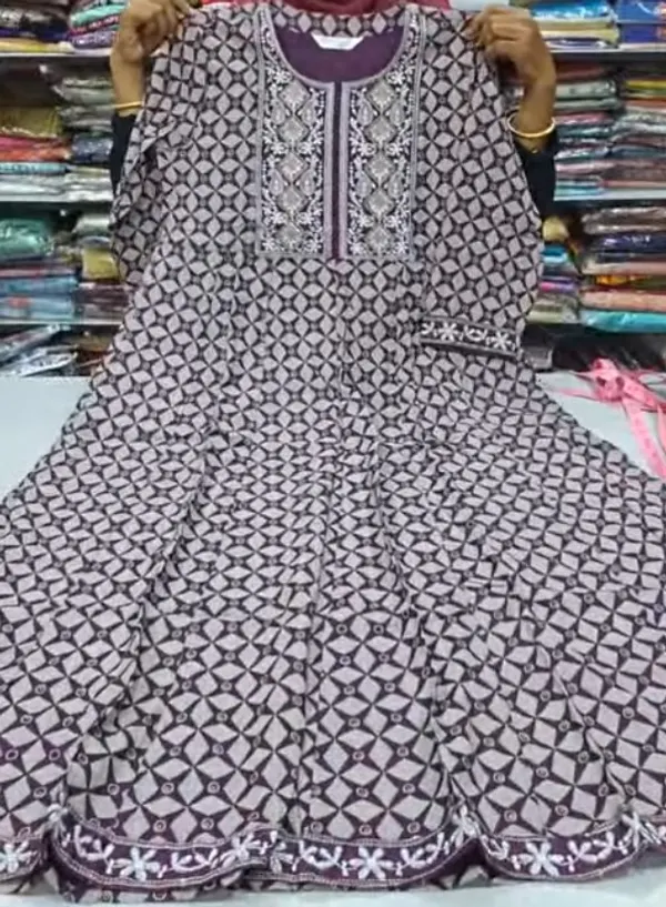 Heavy Rayon Anarkali Kurti | AK1686