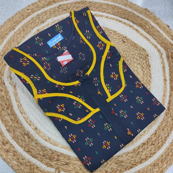 Pure Gujiri Cotton Nighty | NT3830