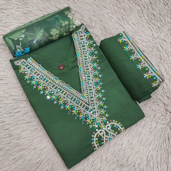 Stright Top Bottom Dupatta | TS2566