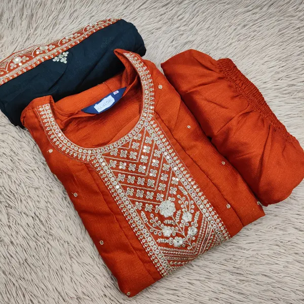 Top Bottom Dupatta Set | TS2945