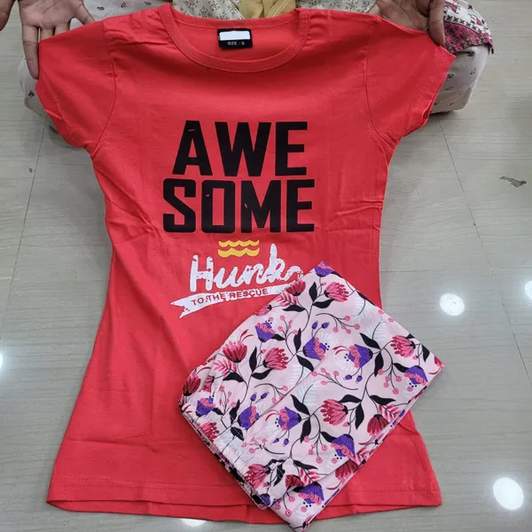 Premium Cotton Night Suit | NS337