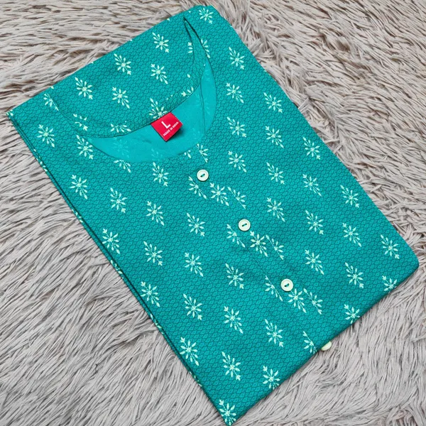 Premium Liva Certified Rayon Straight Kurti with Side Cut |SD71