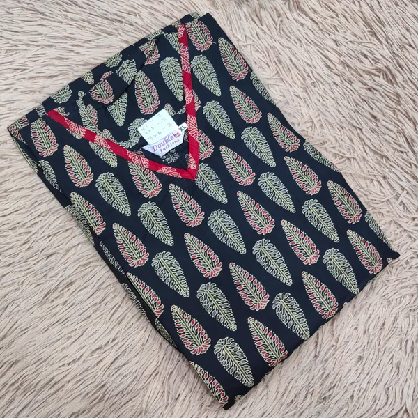 Premium Ajrak 60/60 Cotton Frock | AK1456