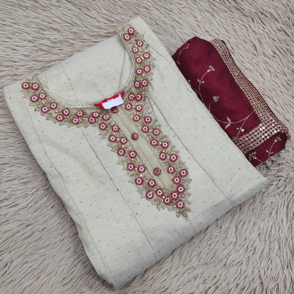 Anarkali long top with Dupatta set | KS1219